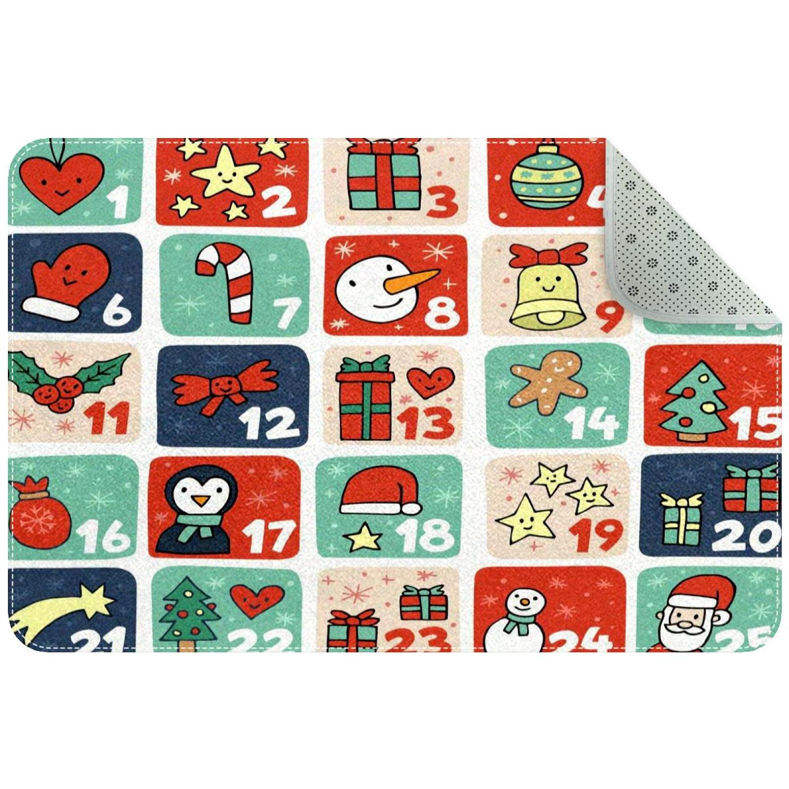 Tapis de porte de Noël pour entrée accueillante et couloir festif