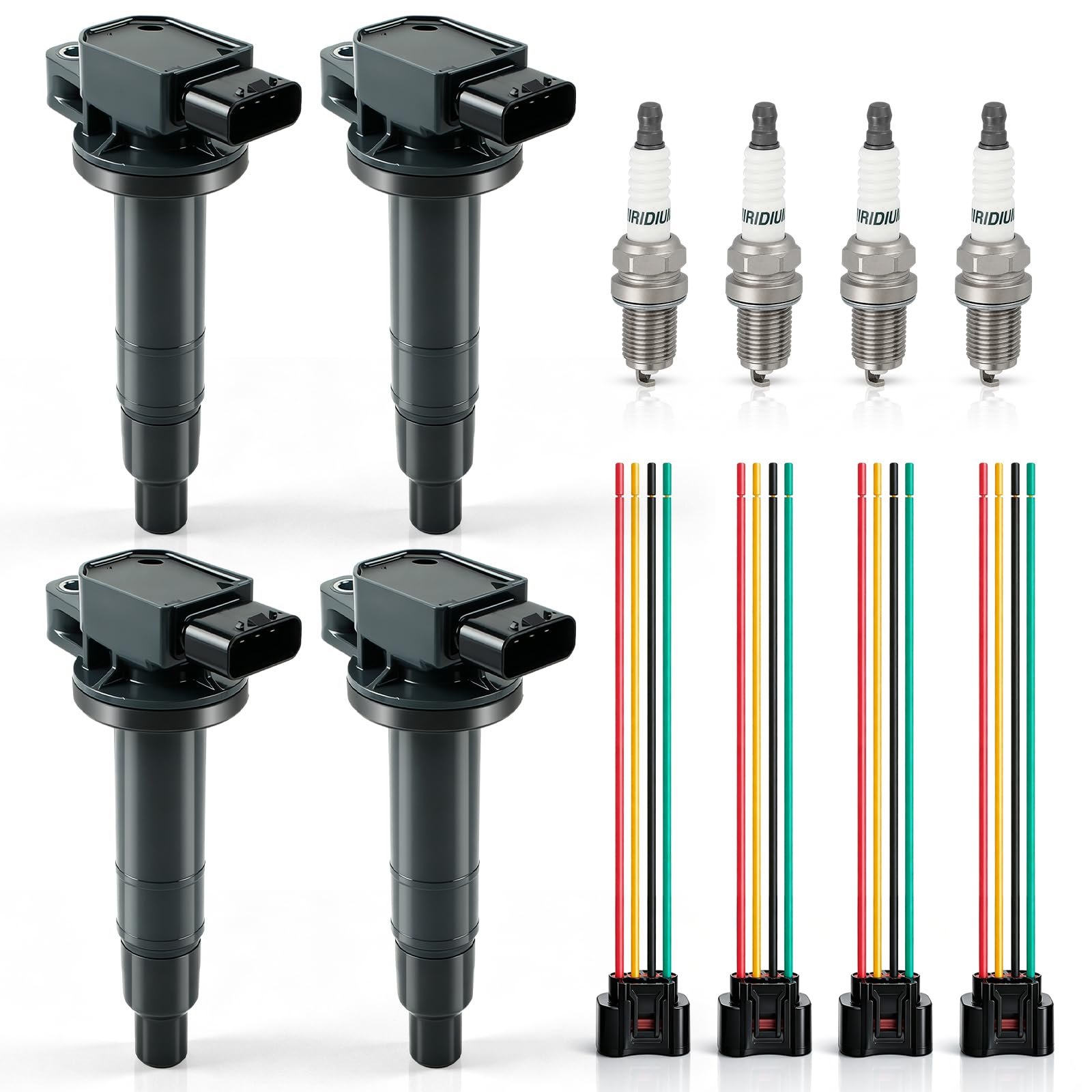Amazon.com: partszen UF316 Ignition Coil Pack 7090 Spark Plug Wire
