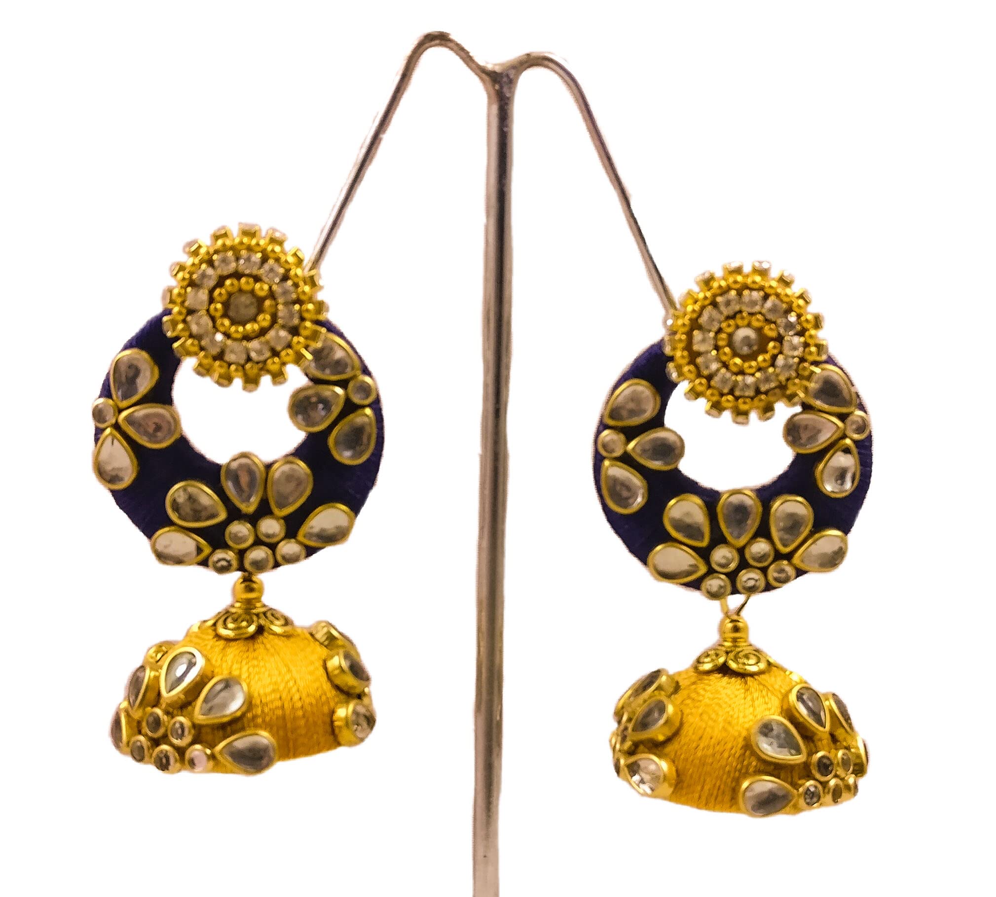 See full amazon price history chart for Yaalz Silk Thread Beautiful Trendy & Elegant Festival Wear Chand Bali Jhumka Earrings For Women/Girls In Black_MustardYellow Colors Yaalz Silk Thread Beautiful Trendy & Elegant Festival Wear Chand Bali Jhumka Earrings For Women/Girls In Black_MustardYellow Colors (B0BCL3WCLR) Amazon Price History, Amazon Price Tracker