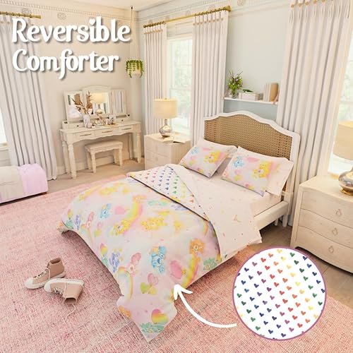 Miniatura 143 de Franco - Juego de ropa de cama coleccionable Nintendo Donkey Kong, 5 piezas, edredón reversible supersuave y juego de sábanas con funda, tamaño Rojo