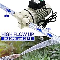 Vista 2 de Diafragma de presión 110v eléctrico autocebante transferencia drenaje riego bomba de urea industrial útil gran flujo chorro de flujo, recirculación