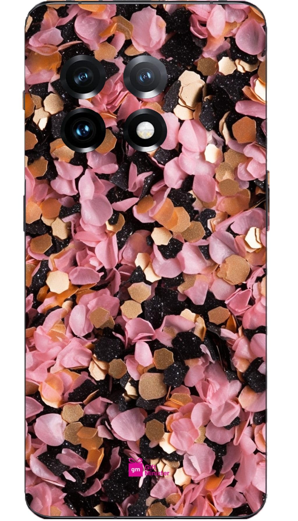 Silicone Designer Cover for One Plus 11 R Saddle Brownnone - Pink Glitter Wedding Confetti Square Gray Bronze Digital Black Youthful Energy Graceful Curves Monochromatic 1Pcs 16962