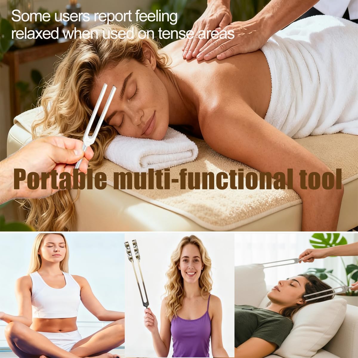 Weighted 32Hz Tuning Fork Set, Professional Low Om Otto Tuner for Deep Tissue Vibration, Premium Tuning Forks with Feet Base for Feet Base for Meditation, Chakra Balancing & Deep Calm