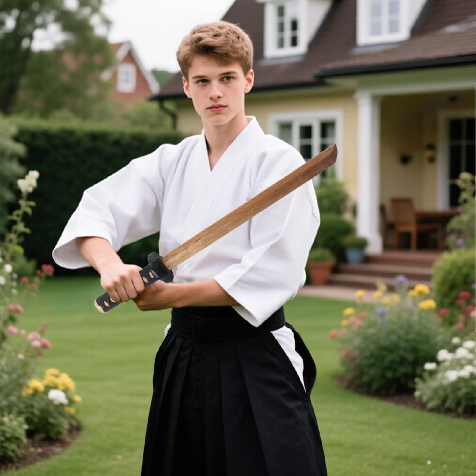 Kurz kleine Größe Holz Katana Schwert, Bokken Kendo-Schwertkampf-Training, Samurai Schwert, Rollenspiel Cosplay Iaido-Bokken
