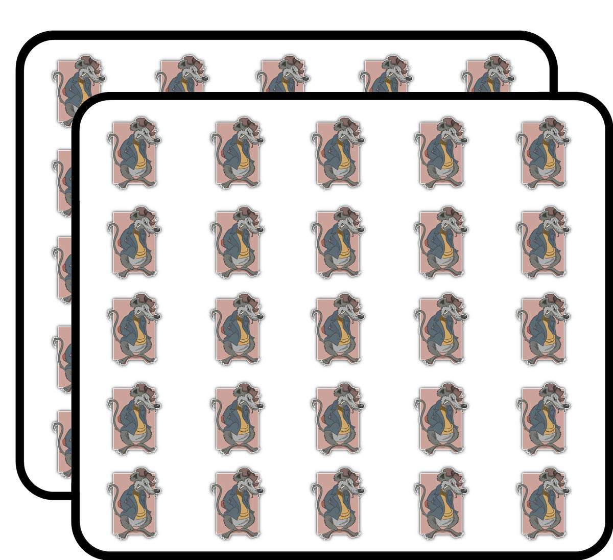 Rat Bully Cartoon Decorative Scrapbooking Sticker Waterproof Vinyl Stickers for Water Bottle, Laptop & Phone Case – 50 Pack