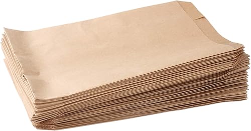 Miniatura 6 de Bolsas de papel Kraft marrón planas, 4 "x 6", 100 unidades