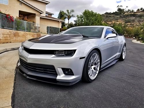 Miniatura 7 de Carenados laterales para Chevy Camaro 2010 - 2015, Ikon Style, negro pp, deflector de aire, difusor, borde para defensa, por Ikon Motorsports 2011,