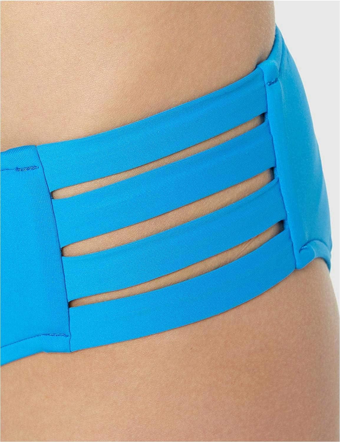 Seafolly Womens Multi Strap Hipster Full Coverage Bikini Bottom Swimsuit - Image 2