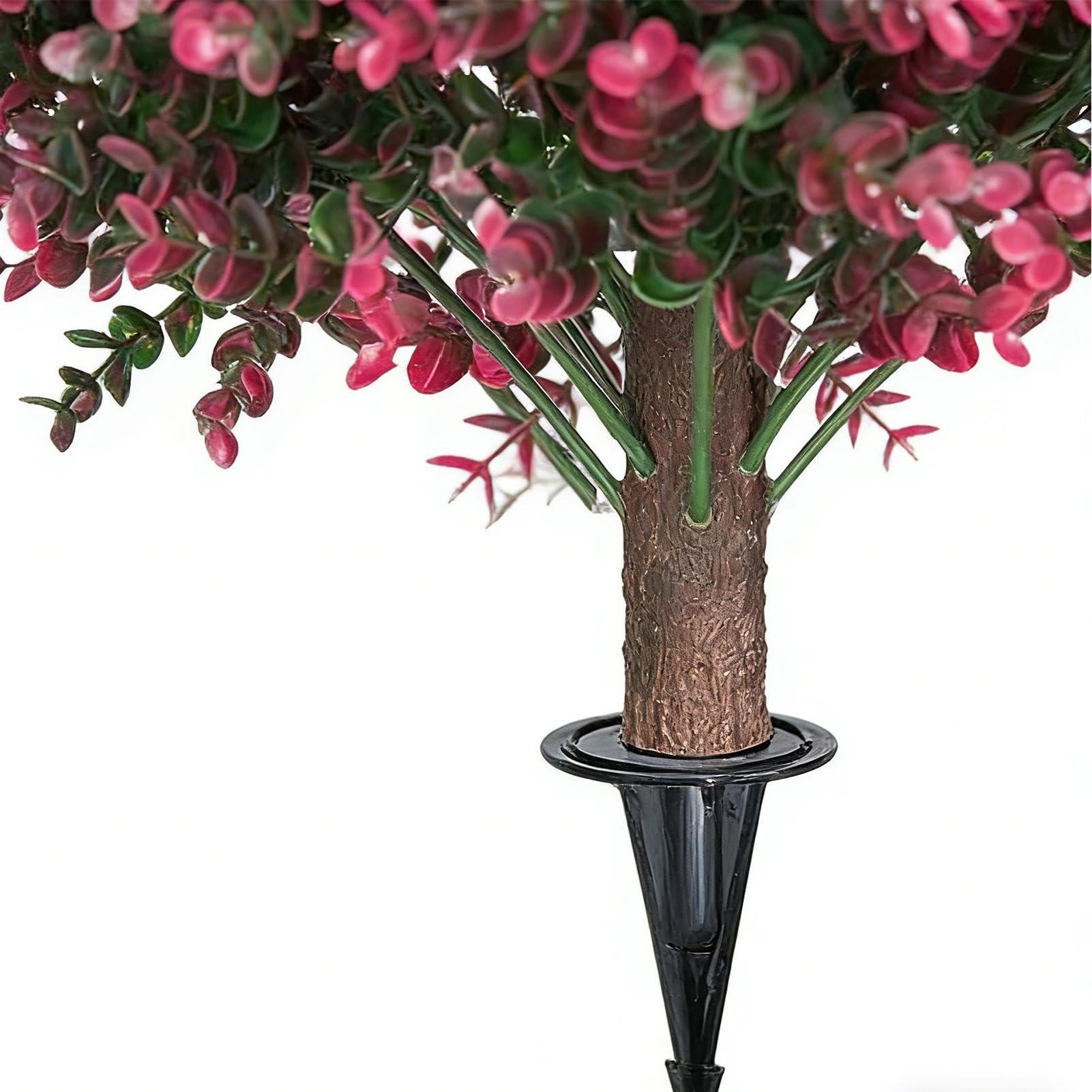 Sztuczne krzewy, odporny na warunki atmosferyczne, 57 cm, sztuczna kula topiary, sztuczne krzewy, do ogrodu, podwórka, werandy, ścieżki, chodnika, krajobrazu, wnętrz, domu, biura, hotelu
