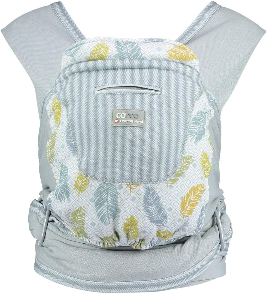 Close Caboo Multi-Award Winning Cotton Blend Carrier Sleepy Wrap Baby Carrier Fearne Colour Multiple Hands Free Front Positions from Newborns to 32lbs Multi Positional Baby Carrier