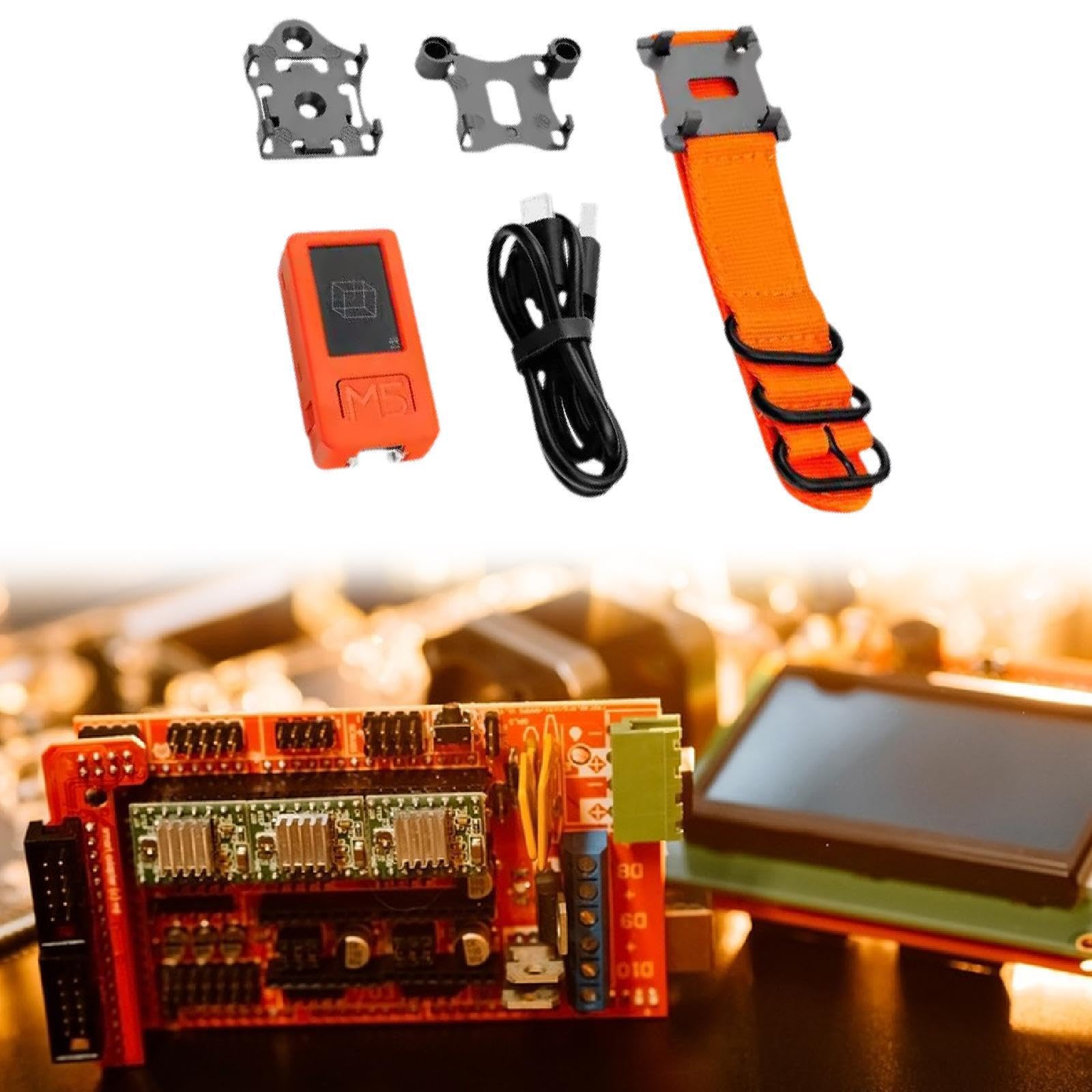 harayaa M5 Stickc Plus IoT Development Board 135x240 Auflösung 1,14 -Zoll -Bildschirm Benutzerfreundlicher Schnittstelle mit Uhrzubehör
