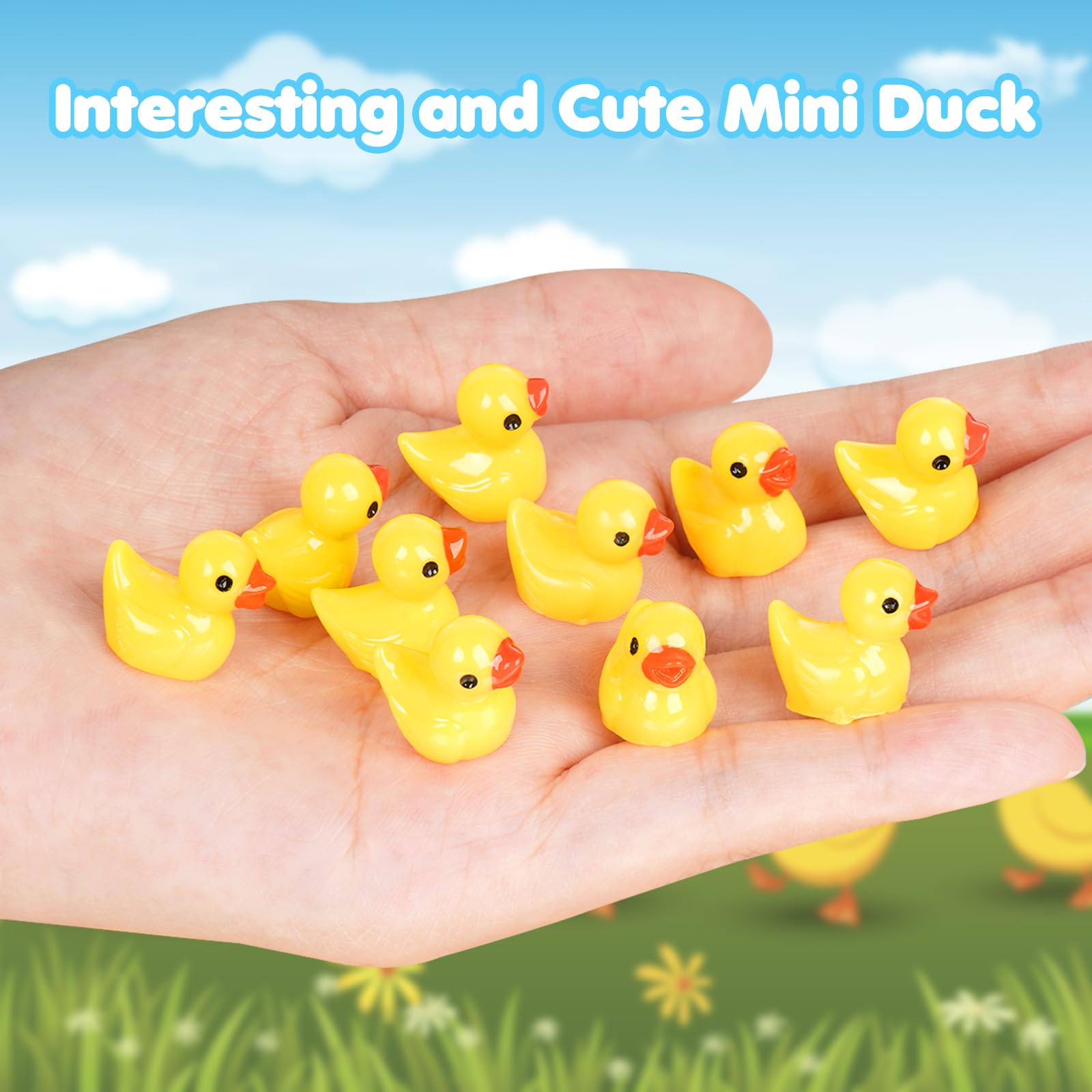 42 Stück Mini Enten Aus Harz – Gelbe Kleine Figuren, Wasserdicht & Langlebig – Für Miniaturgarten, Bonsai, Versteckspiel & Aquarien – Deko-Spaß Für Drinnen & Draußen Mini Enten Harz