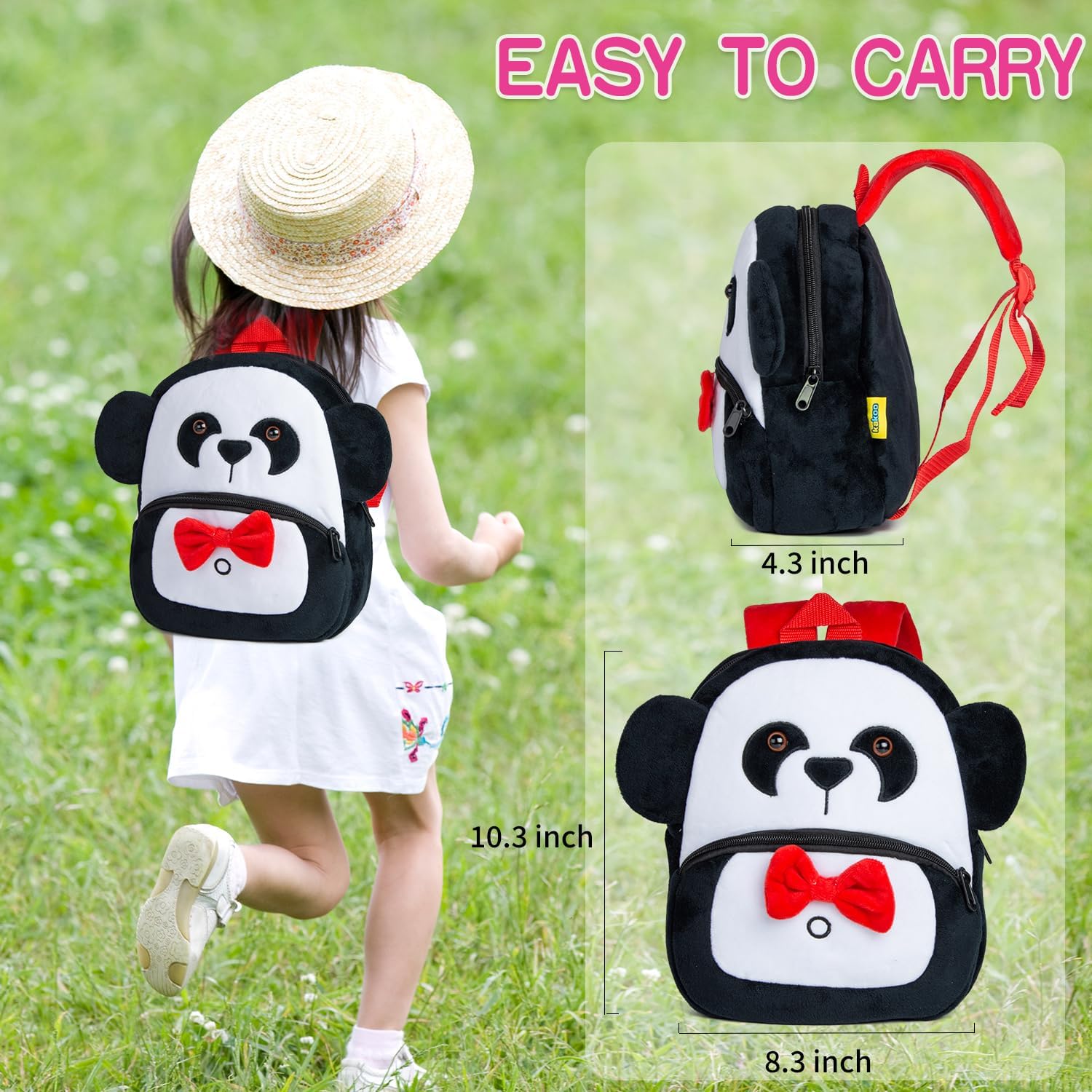 11 Pcs Set Reborn Baby Dolls Clothes Girl Panda Outfit Accessories for 17-19 Inch Reborn Doll Newborn Girl with Panda Backpack&Diaper