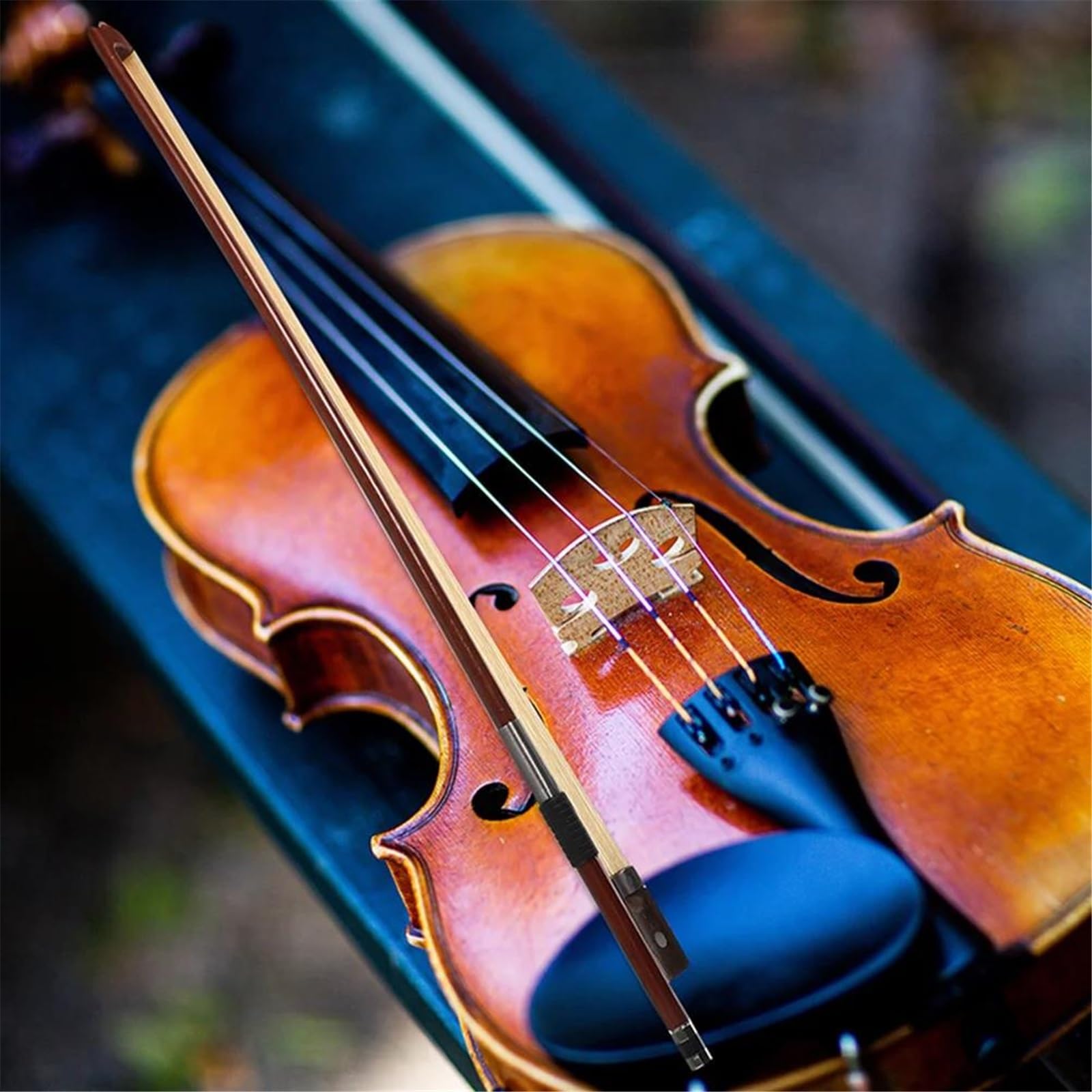 Geigenbogen 2Pcs Violine Bogen Ersatz Gut Für Anfänger Farbe Holz Hergestellt Teile Handgemachte