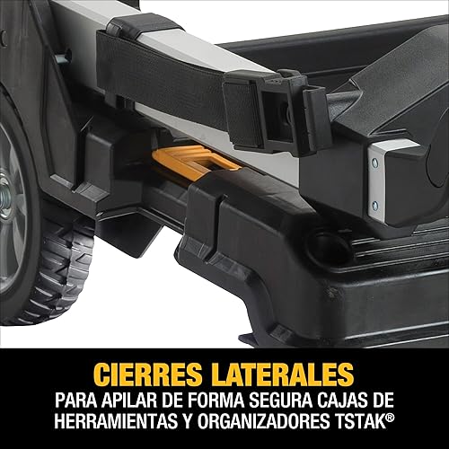 Miniatura 7 de Carrito DEWALT TSTAK con asa, giratorio 360°, capacidad de hasta 200 libras (DWST17888)
