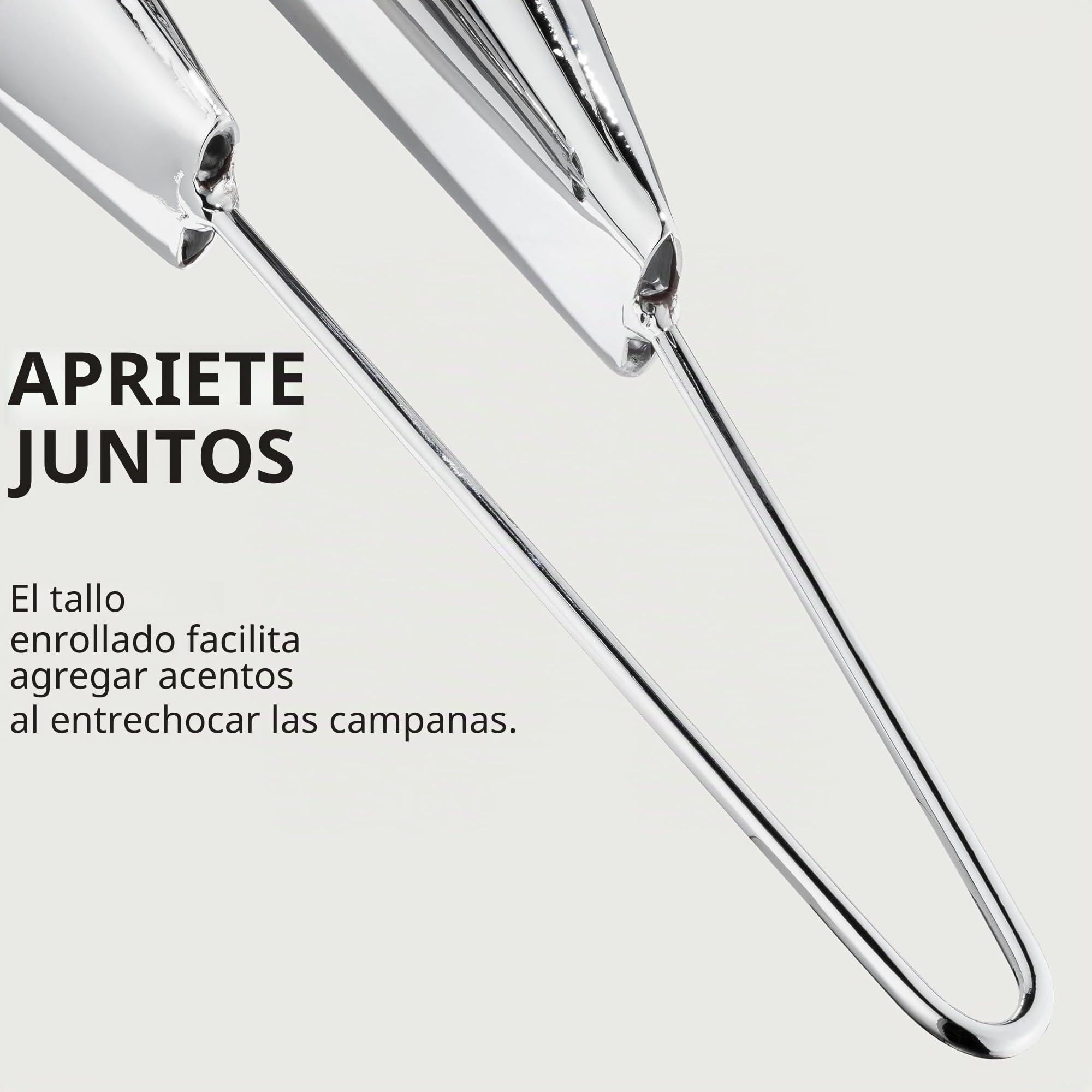 Meinl STBAG3-CH - Los modelos tradicionales de AGOGO cromo, medio