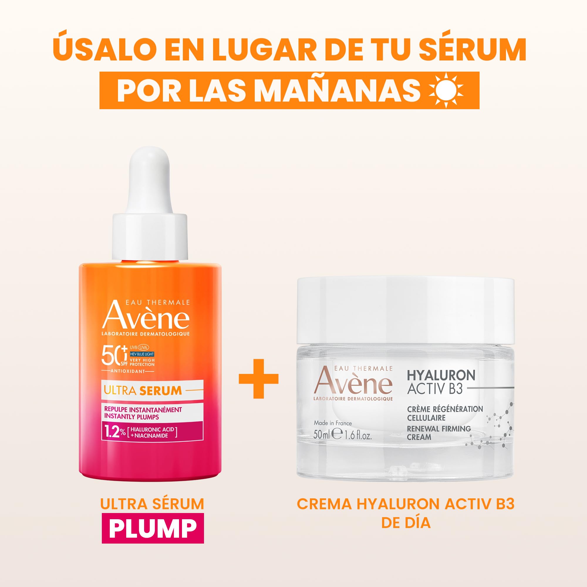 AVÈNE - Sérum ultra acolchado SPF 50+ - Protección contra el envejecimiento - Con TriAsorB™, ácido hialurónico y niacinamida - Ultraligero y concentrado - Acabado invisible - Piel sensible - 30 ml — view 7