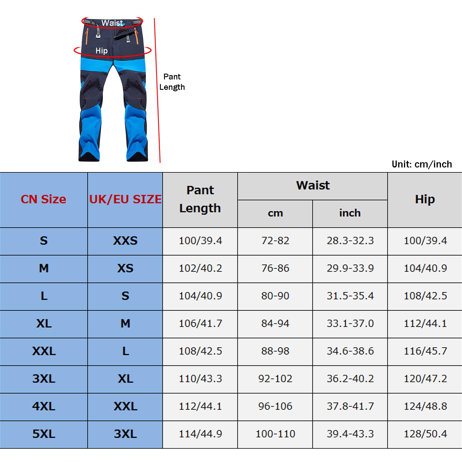 Pantalones de Senderismo para Hombres Pantalón de Montaña Transpirables para Trekking Escalada Verano(Size:S,Color:Gris)