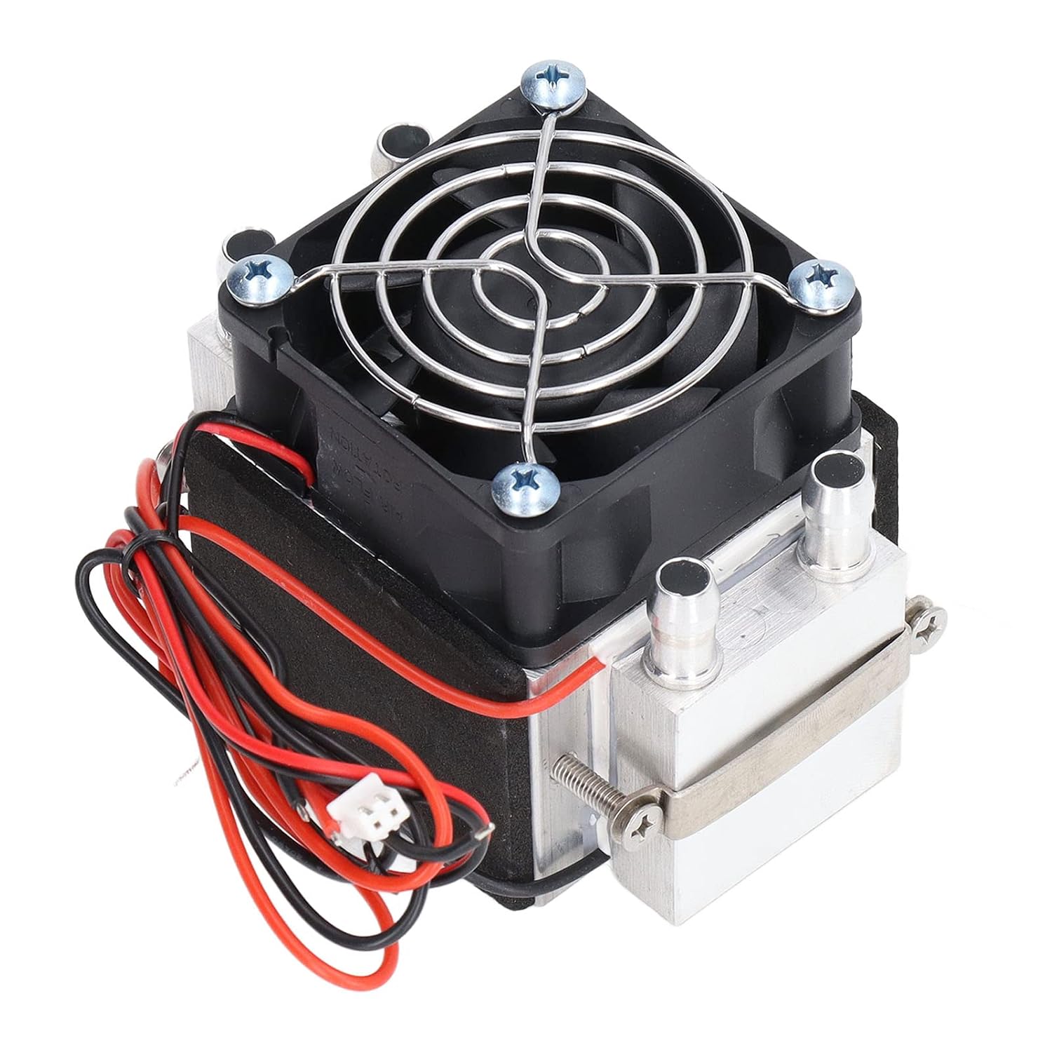 Buachois Semiconductor Cooling Module, Dual Core Air Water Cooling Heat Sink, DC 12V 108W Mini Portable Cooler for Semiconductor Refrigeration Equipment Learning and Research