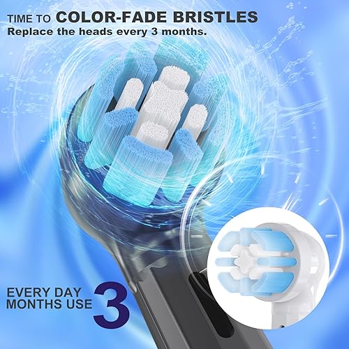 Miniatura 5 de YMPBO - Cabezales de repuesto para cepillo de dientes eléctrico Oral-B iO Series, paquete de 8 cabezales de cepillo para Oral B iO 10 9 8 7 6 5 4 3,