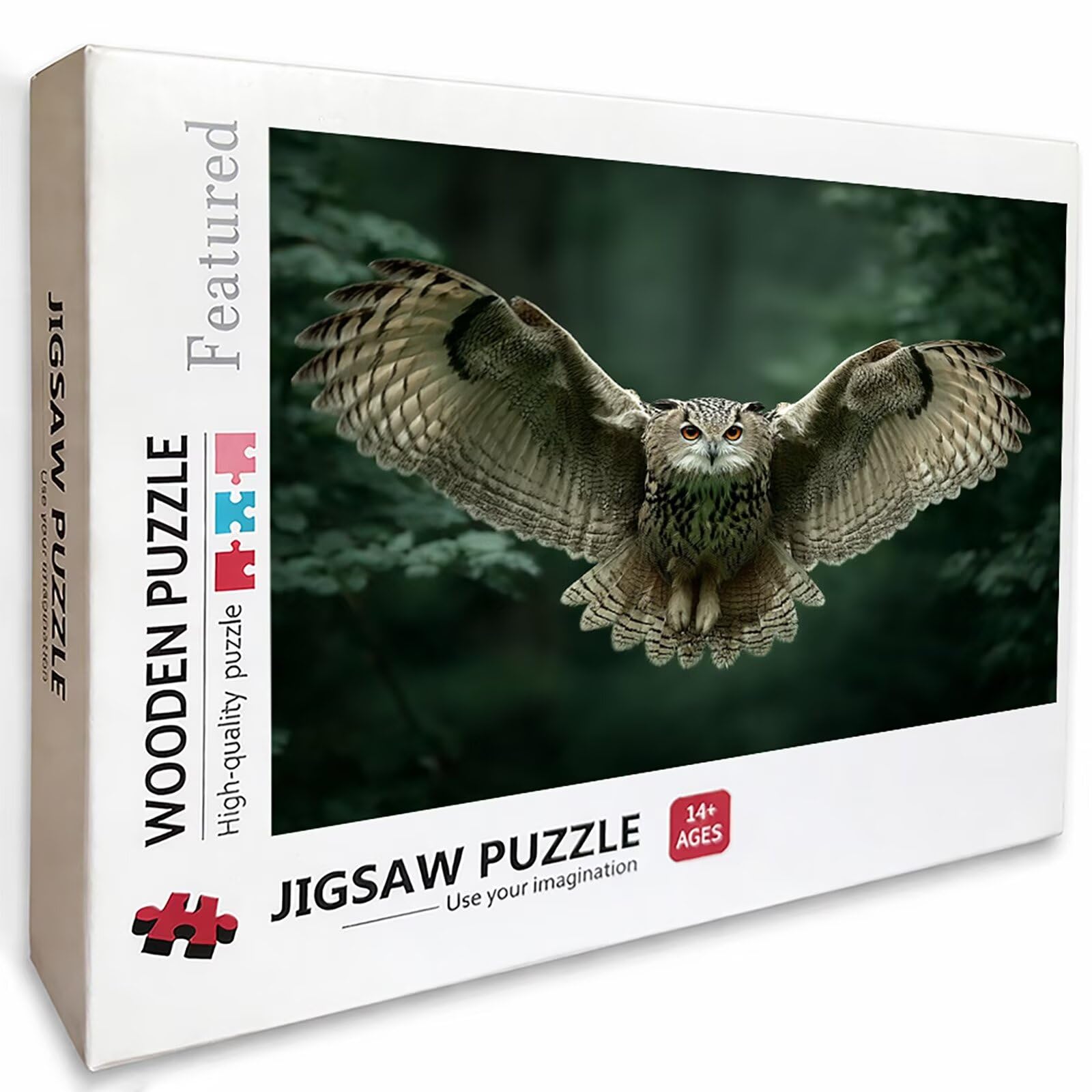 Eule Puzzle 5000 Teile für Erwachsene, DIY Holzpuzzle 156x105cm, Holzpuzzle Erwachsene für Die Ganze Familie, Groß Deko Puzzles und Geschenke, Clevere Rätsel, Geschenk für Mädchen, (Niedlich) D-8705