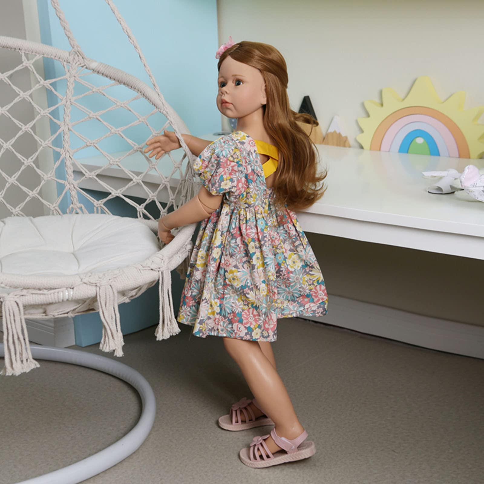 Amazon.co.jp: 98CM 幼児リアルな人形大きいリボーンドールフルボディ