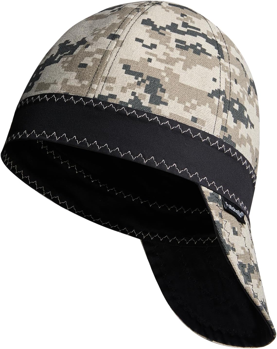 Fullsheild Reversible Welding Cap, 10 oz Cotton 6 Panel for Safety and Protection While Welding