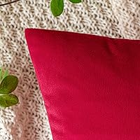 Vista 91 de EMEMA Paquete de 2 fundas de almohada de terciopelo, decorativas, cuadradas, suaves, sólidas, para sofá, dormitorio, silla o automóvil, 18 x 18 Gris