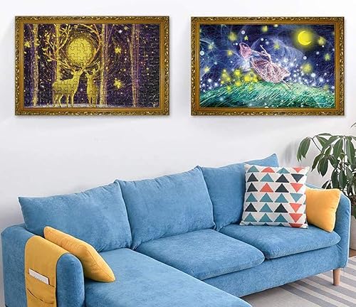 Miniatura 7 de Paquete de 3 mini rompecabezas de 150 piezas para adultos, rompecabezas pequeño de 6 x 4 pulgadas, juguetes de entretenimiento para el hogar