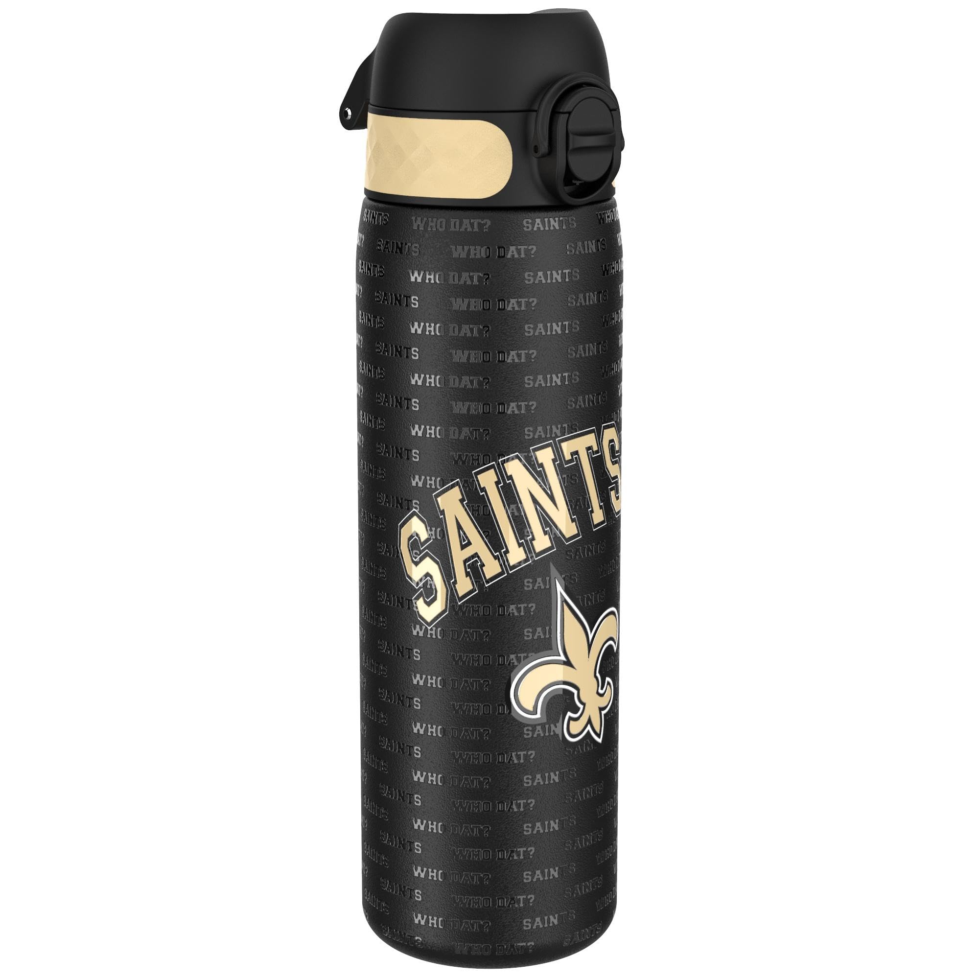 Gourde NFL New Orleans Saints acier 600ml bouteille eau sport étanche lave-vaisselle