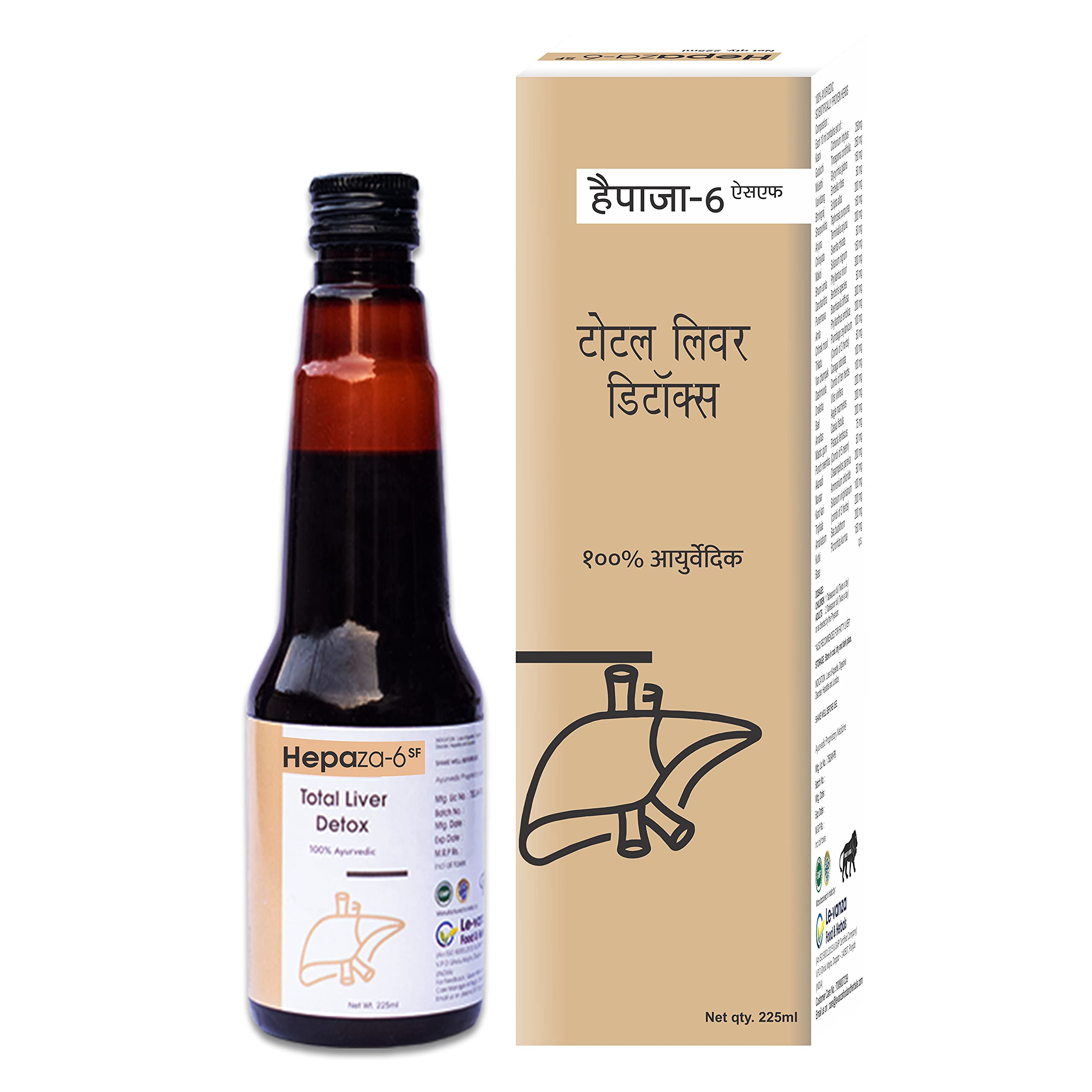 Buy Levanza Food & Herbals Hepaza6 Liver Detox For Fatty Liver Jaundice Weak Liver