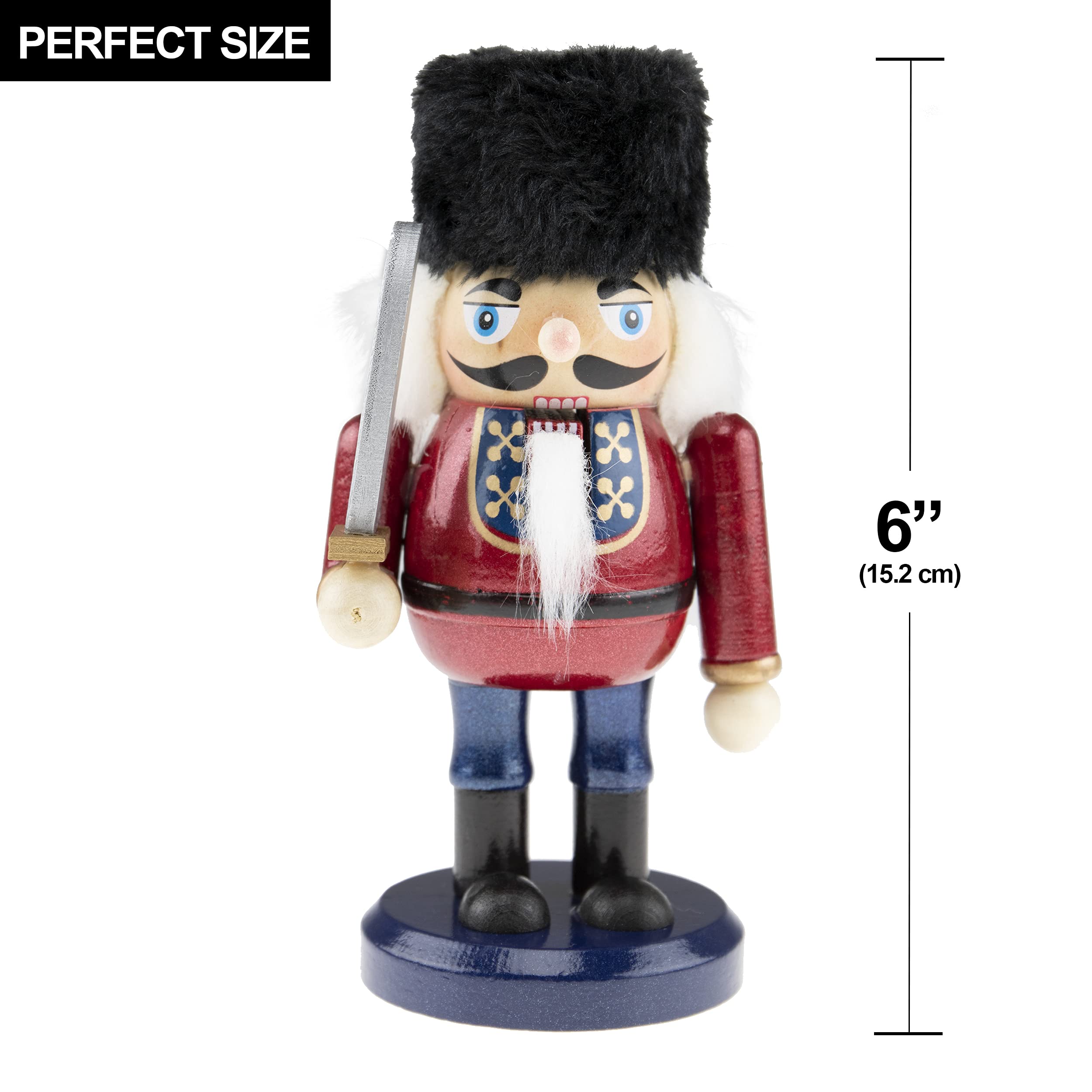 Amazon.com: Clever Creations Russian Swordsman 6 Inch Chubby