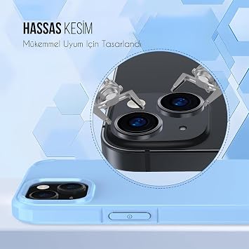 Babylonian iPhone Tempered Glass Camera Lens Protector with Aluminum Alloy Frame (iPhone 15 Black)
