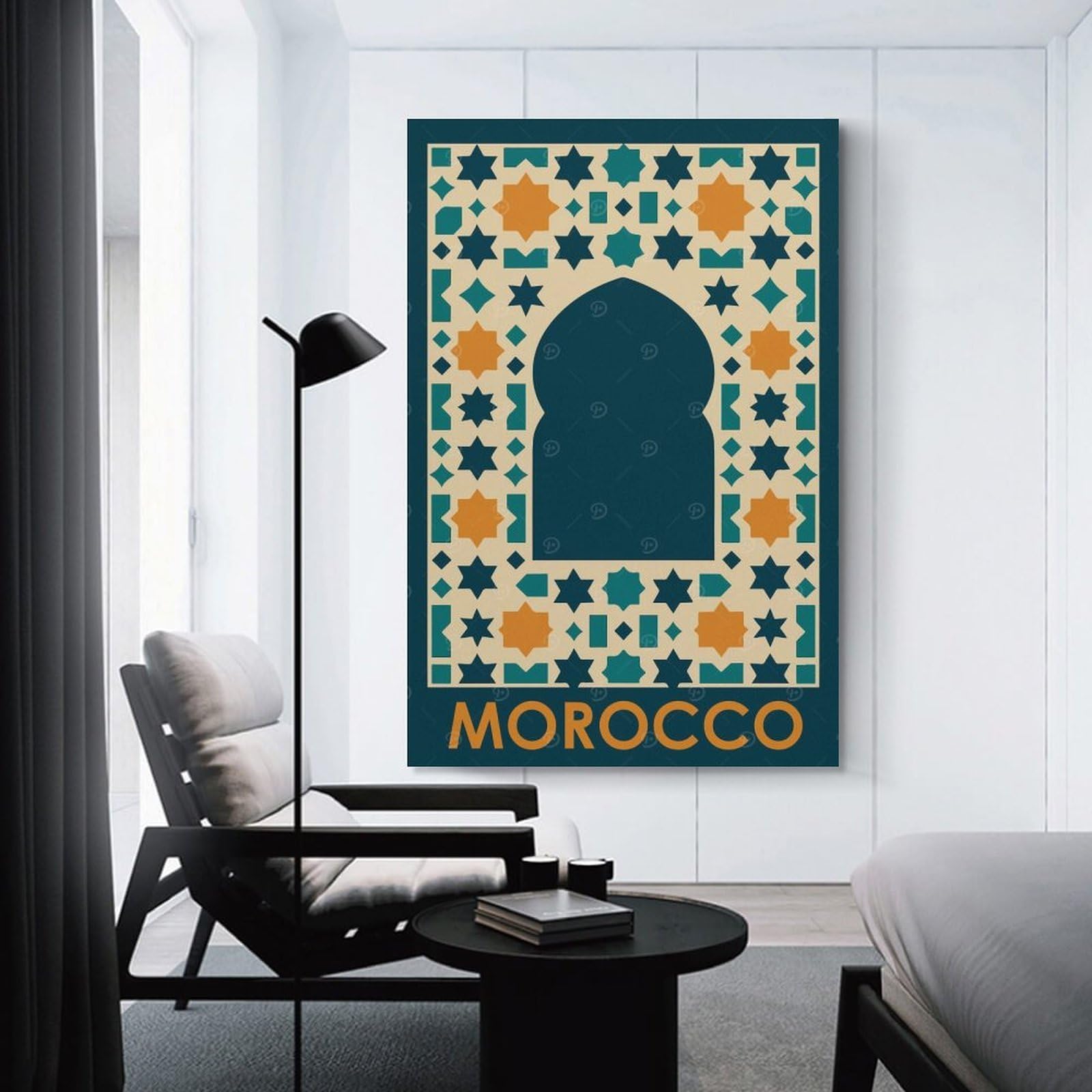 Junmoney Wall Art Print Morocco Travel (5), 24x36inch(60x90cm), for Contemporary Homes, Apartments Or Offices, An Easy Choice for New Home Styling