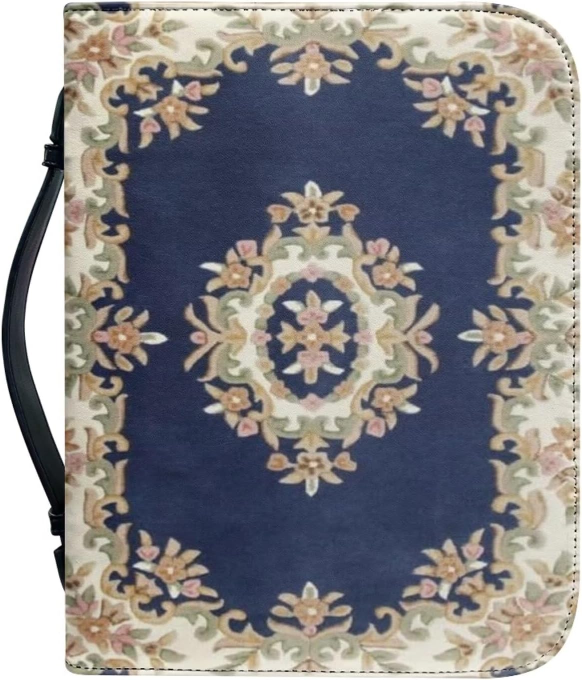 Retro Style Bible Book Cover for Women Men Bible Carrying Book Case for Women Bible Carrying Tote Bags Study Supplies Bible Journaling Kit Church Bag Christian Gifts-size：2XL