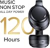 Auriculares Bluetooth 6.0 con Cancelación Activa de Ruido Híbrida, 120H de Reproducción, 6 Micrófonos ENC, Over Ear Inalámbricos, Audio Hi-Res, Almohadillas de Espuma Viscoelástica, Modo Transparencia, para Viajes y Oficina 5