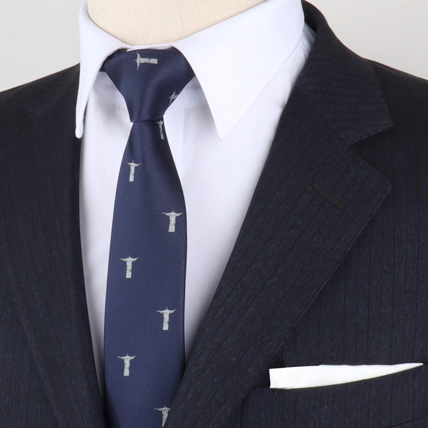 AUSCUFFLINKS Jesus Neckties for Men | Anniversary Birthday Present for Husband | Neckties for Guys Dad (JESUS)