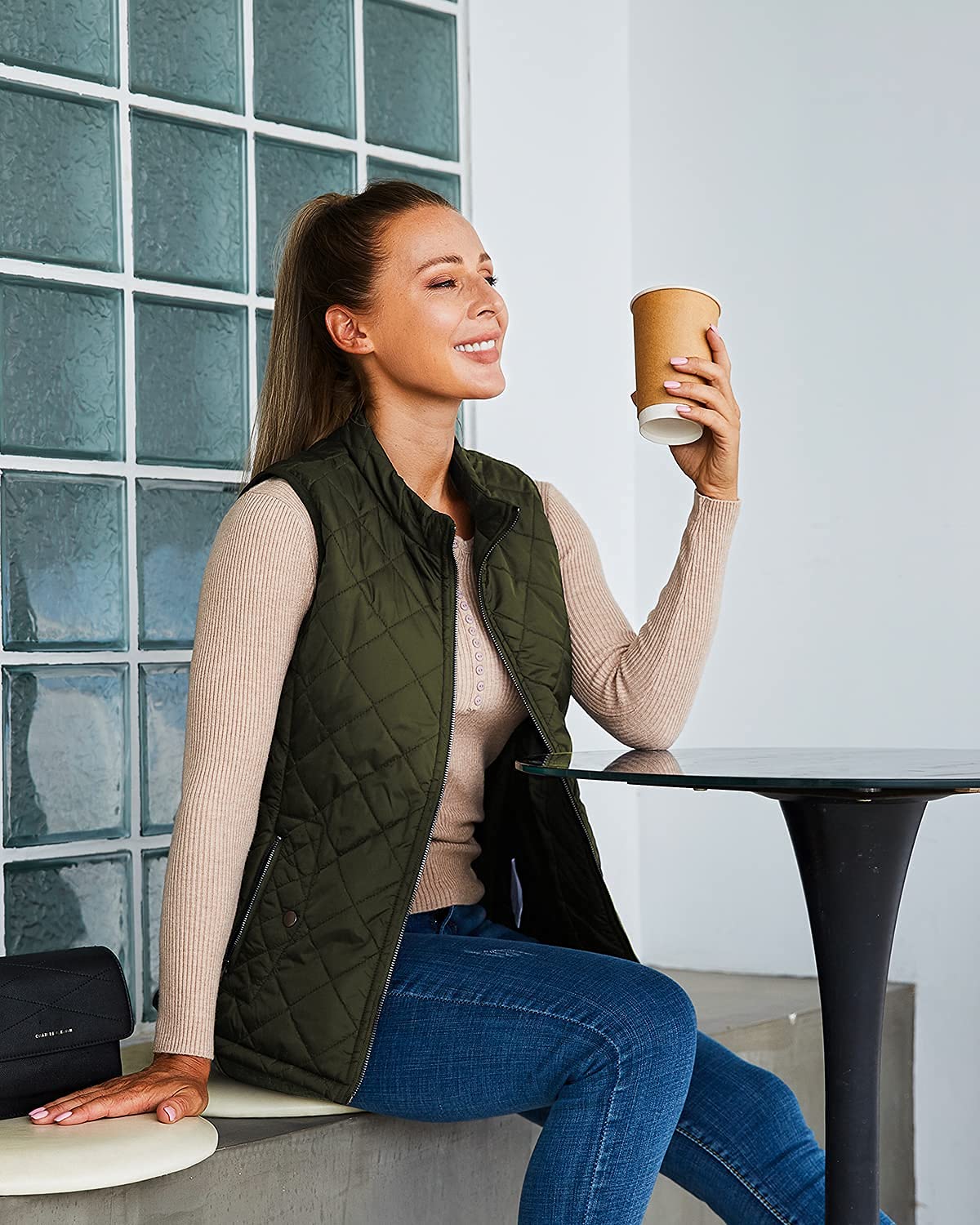 Argstar Womens Padded Vest Chaleco de moda Mujer (Pack de 1)