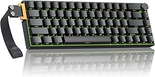 Teclado para conjuntos de alumínio, magnético mecânico com cabo, chassis compacto de 65%, efeito Hall, RGB, teclas intercambiáveis a quente, roda de volume, US Layout