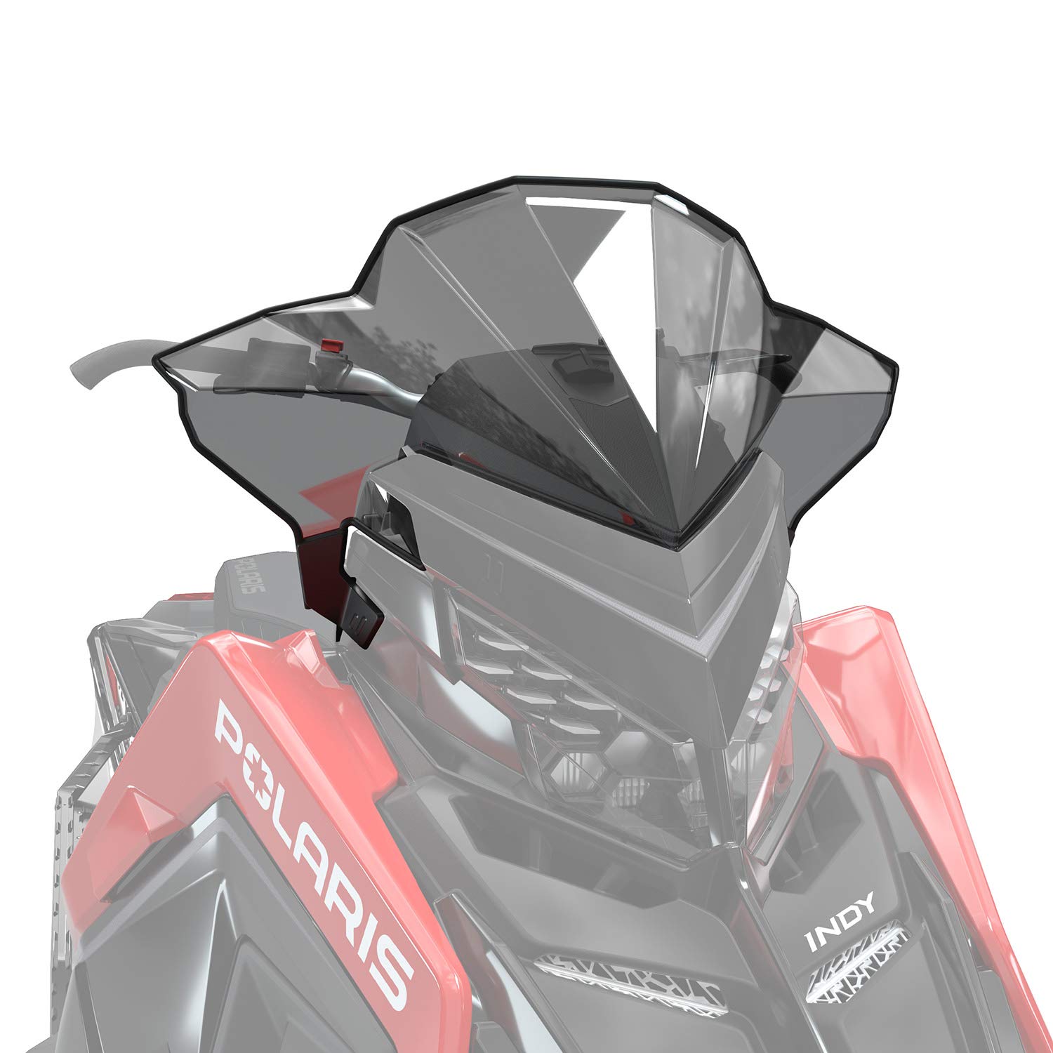 Amazon.com: Polaris Snowmobile Mid Windshield, Smoke - 2884934