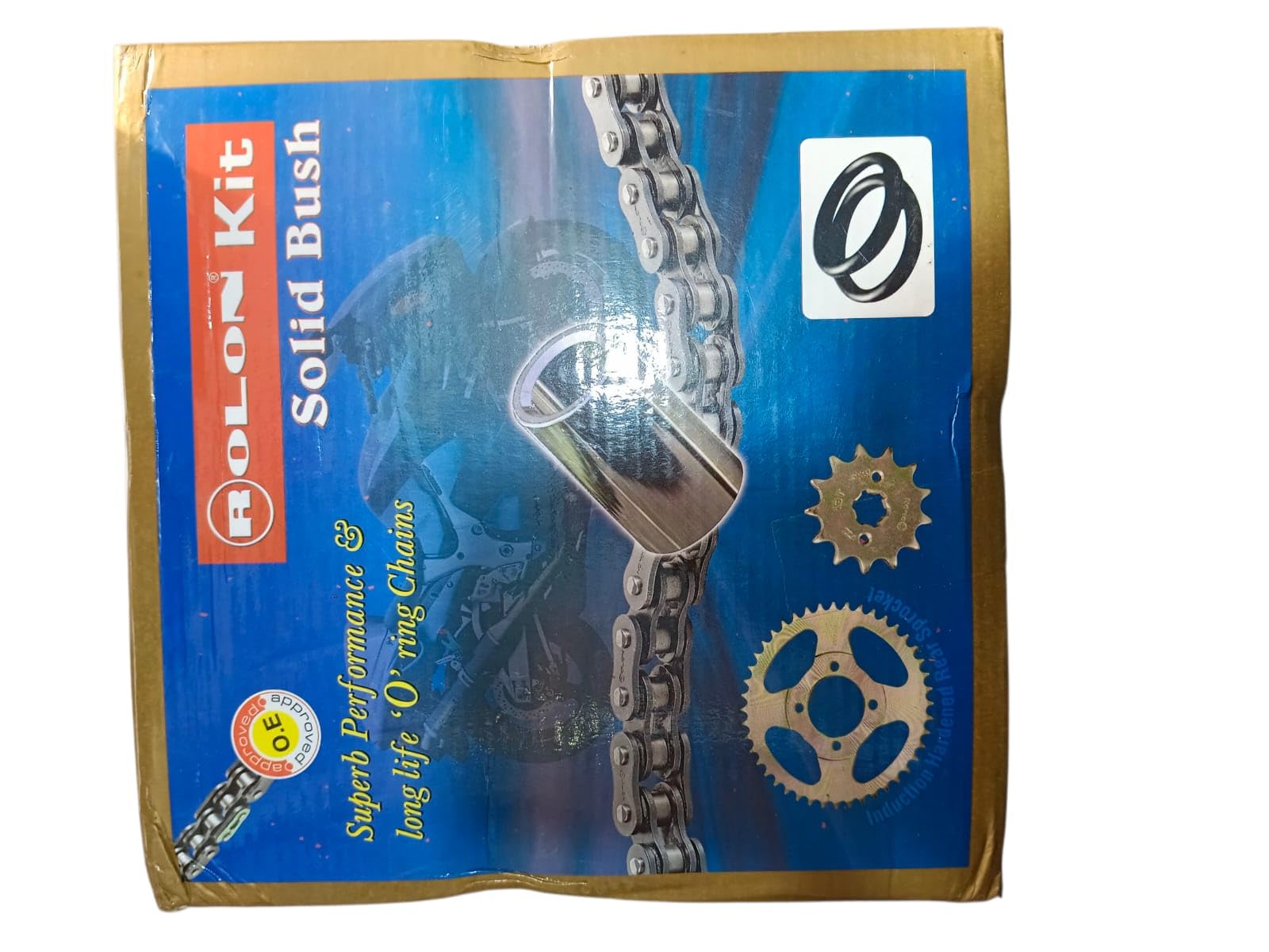 Solid Bush O-Ring Chain and Sprocket Kit for Gixxer and Gixxer SF 150cc, 15T/45T, 4 Holes, 132 Links-picture-31