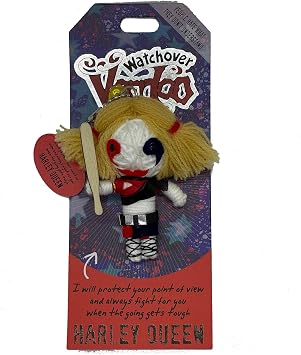 Watchover Voodoo 3-Inch Harley Queen Keychain - Handcrafted Gift to Bring Good Luck and Positivity Everywhere You Go