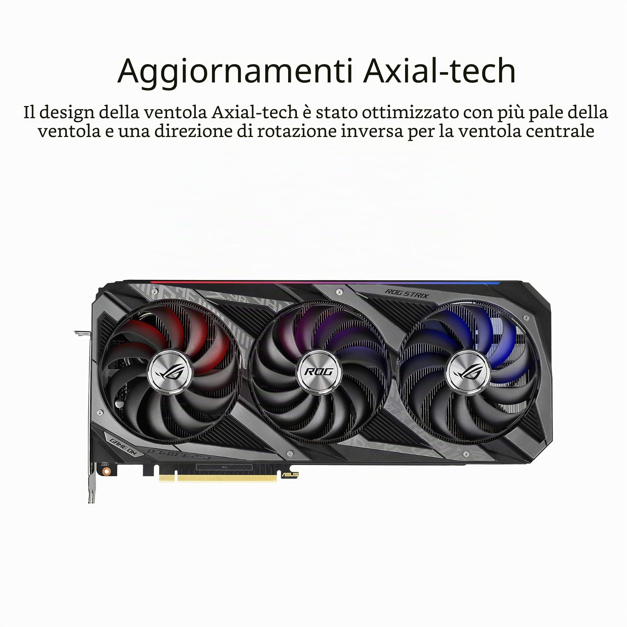 ASUS ROG Strix GeForce RTX 3090 24 GB GDDR6X, scheda video gaming & prosumer, LED RGB Aura Sync e dissipatore triventola per gaming 8K e altissimi refresh rate