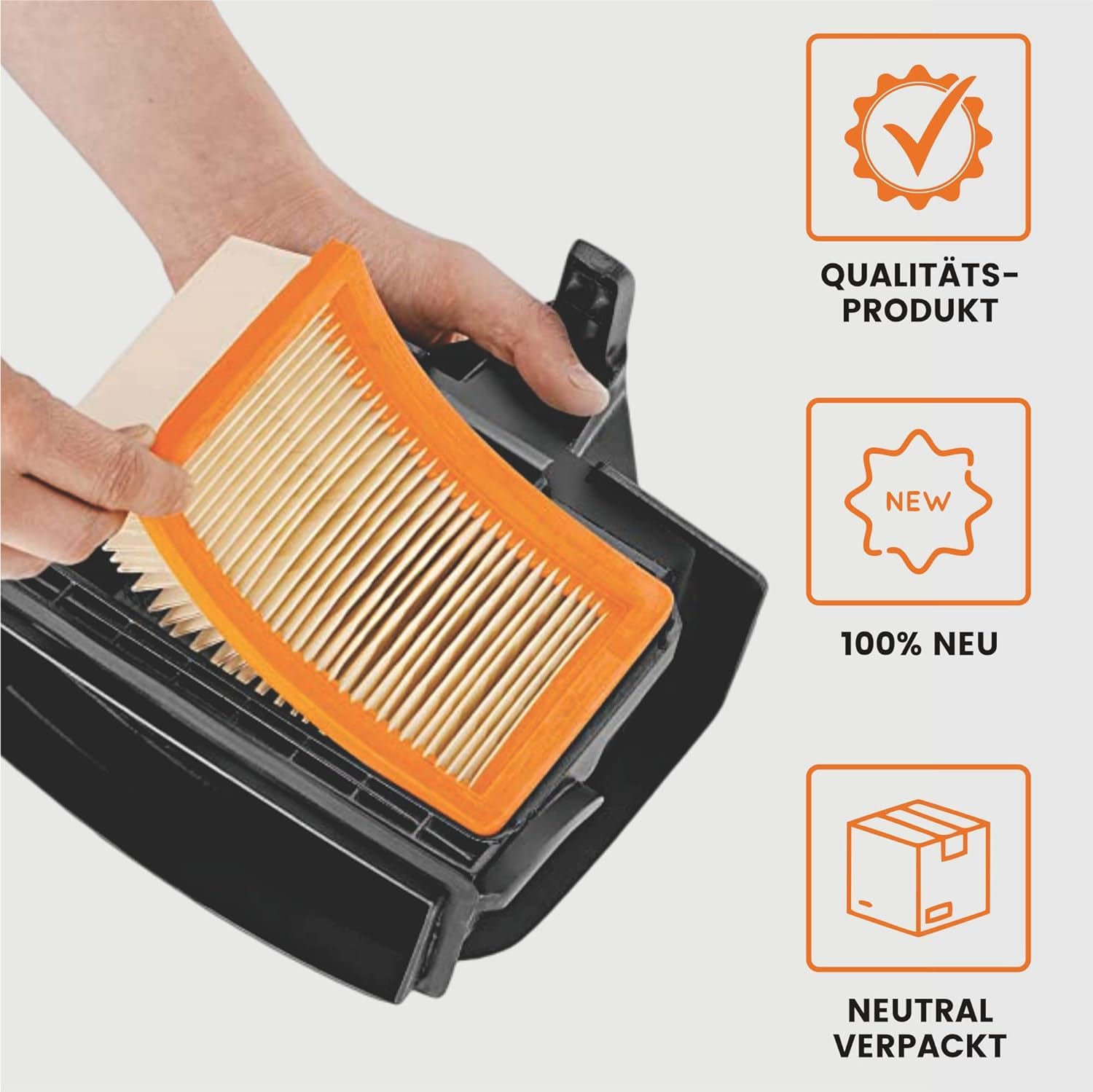 Vhbw 2x Filtres Plats, Compatible Avec Kärcher A2701, A2731 Pt, A2801