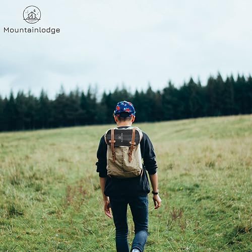 Vista 6 de Mountainlodge Forro de saco de dormir ultraligero de forro polar, forro de saco de dormir de momia con capucha y saco de cosas para acampar, viajar