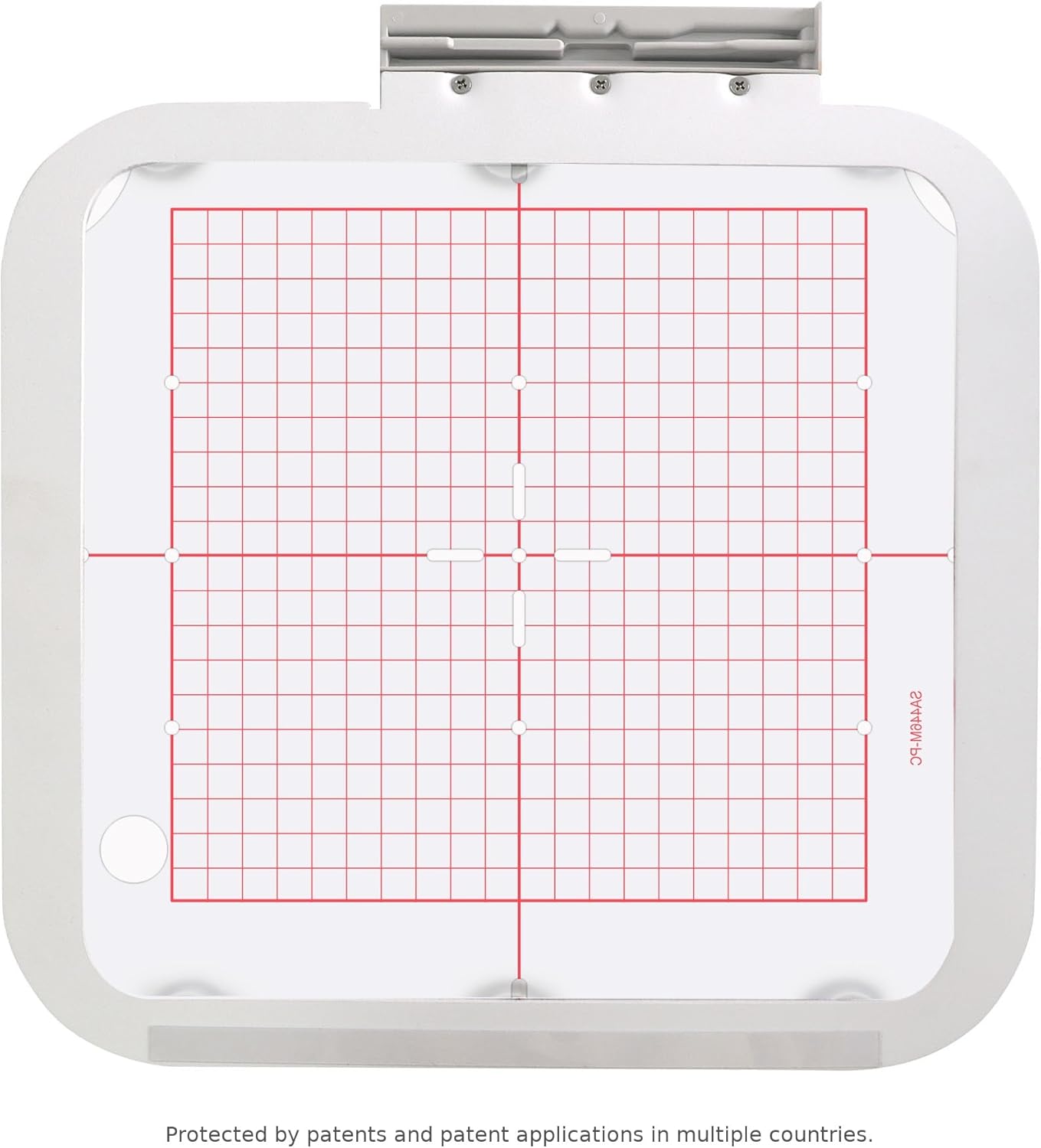 Sew Tech Metal Magnetic Embroidery Hoop for Brother Quattro 6000D 6700D Innovis NV6700D 6750D VQ2400 XE1 XJ1 and Babylock Solaris Destiny Ellisimo (8"x8", SA446M)