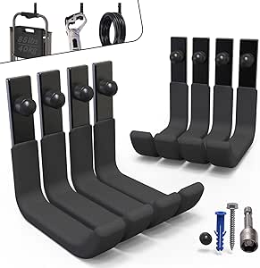 SunVFaFa Crochets De Garage Très Résistants, Crochets Muraux