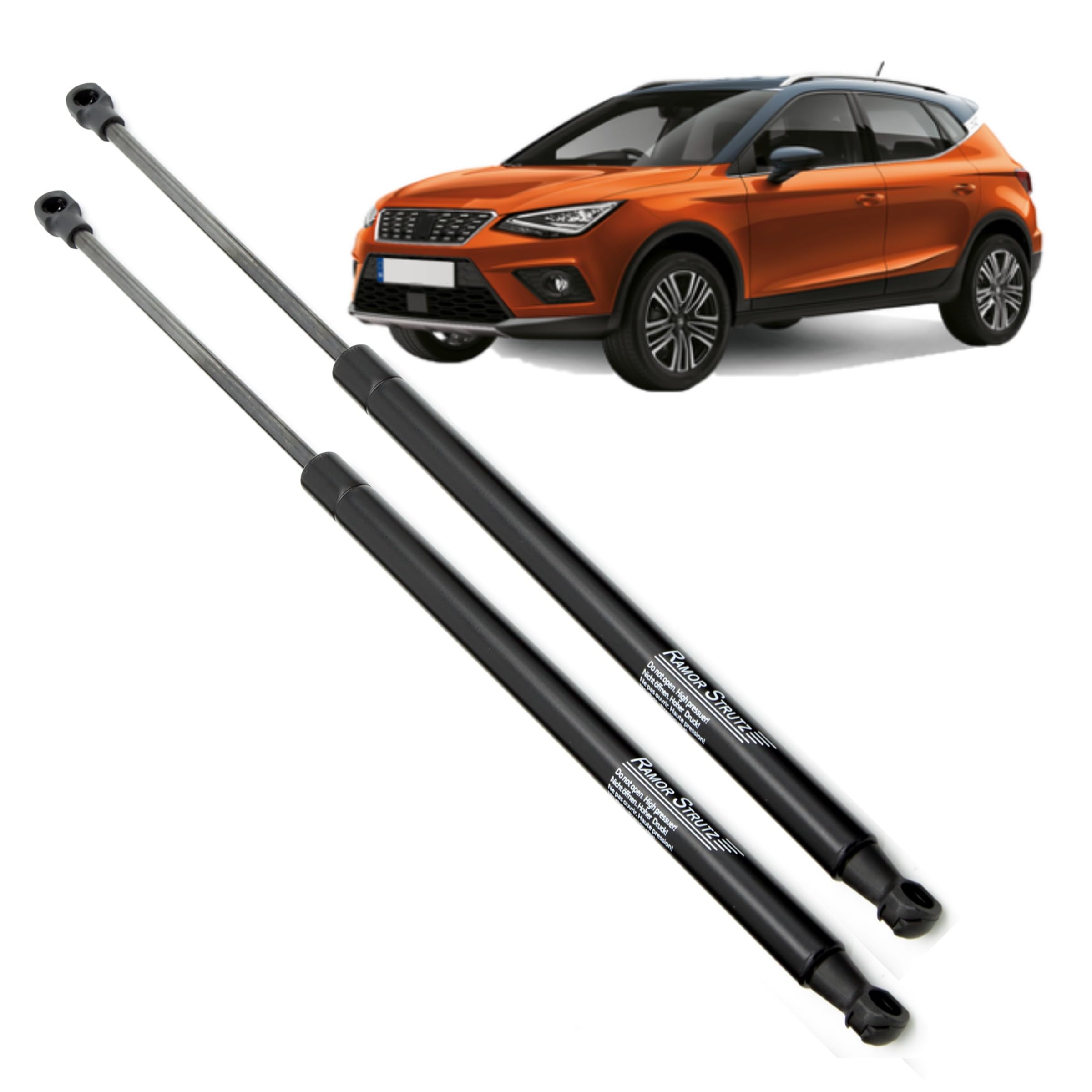 2x Molle a Gas Compatibile con Seat Arona 2017-2025. Ammortizzatore Pistoncini Cofano Posteriore Sostituzione per 6F9827550 e altri.