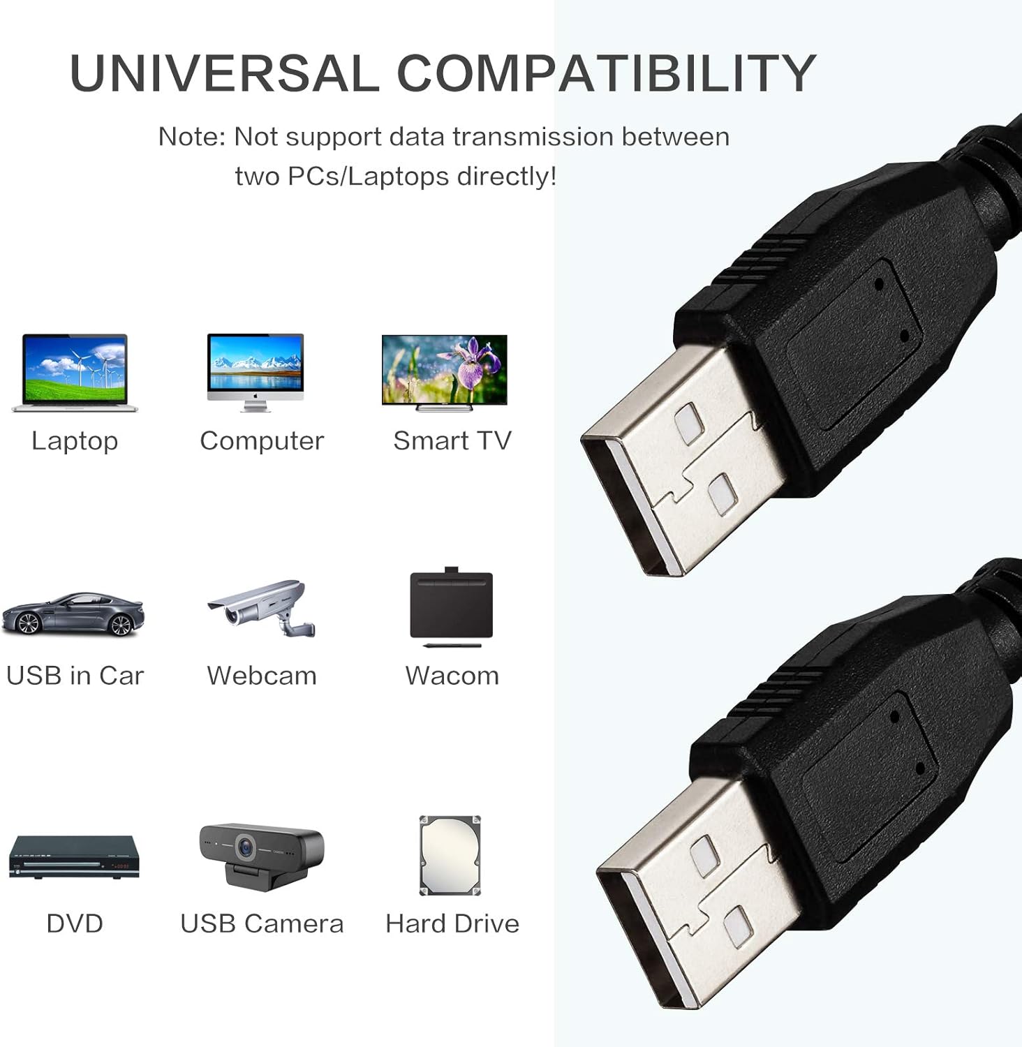 Bеѕt Prоmо Inovat 25FT USB Extension Cable USB 2.0 Cable Type A Male to Type A Male AM to AM Black Bеѕt Dеаl Inovat 25FT USB Extension Cable USB 2.0 Cable Type A Male to Type A Male AM to AM Black