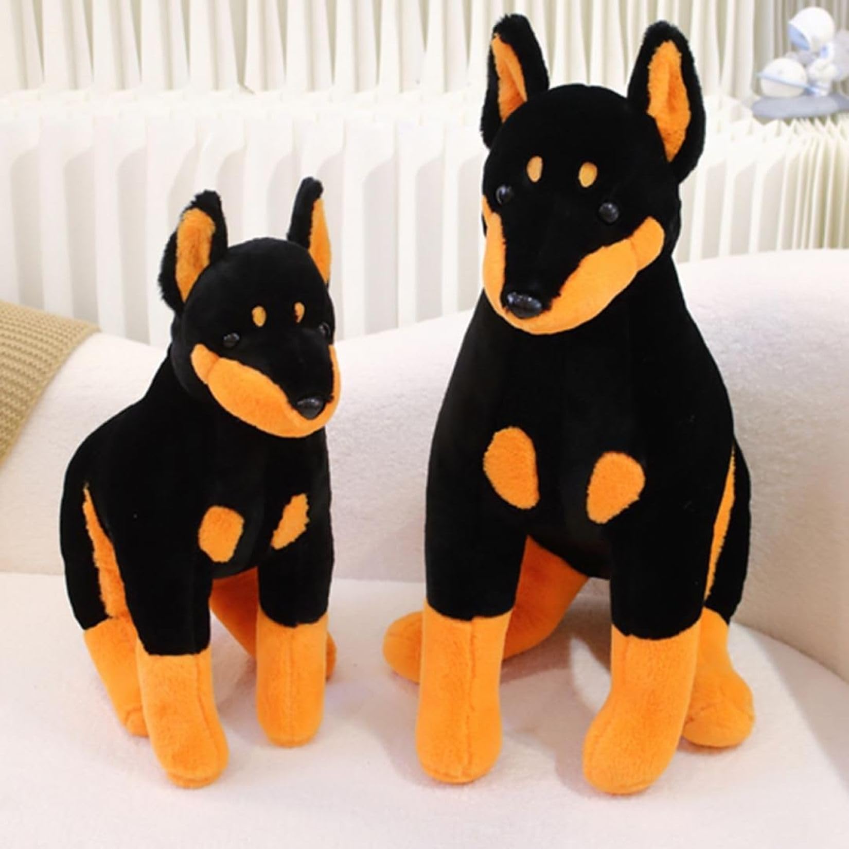 Amazon.co.jp: ドーベルマン ぬいぐるみ 動物 抱き枕 犬 イヌ かわいい